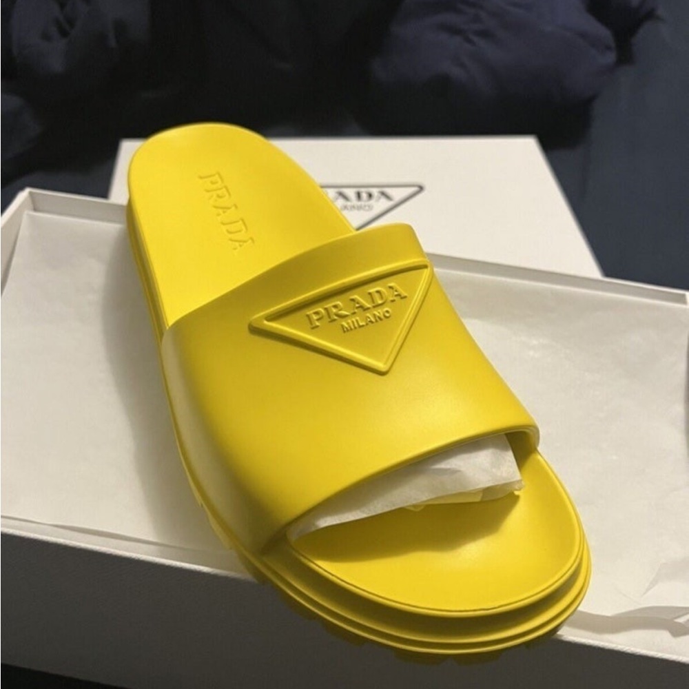 Sunny Prada Rubber Slides